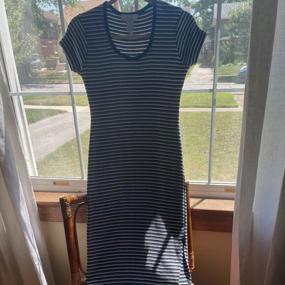 Vintage The Limited Striped Tshirt Dress - Picture 1 of 4